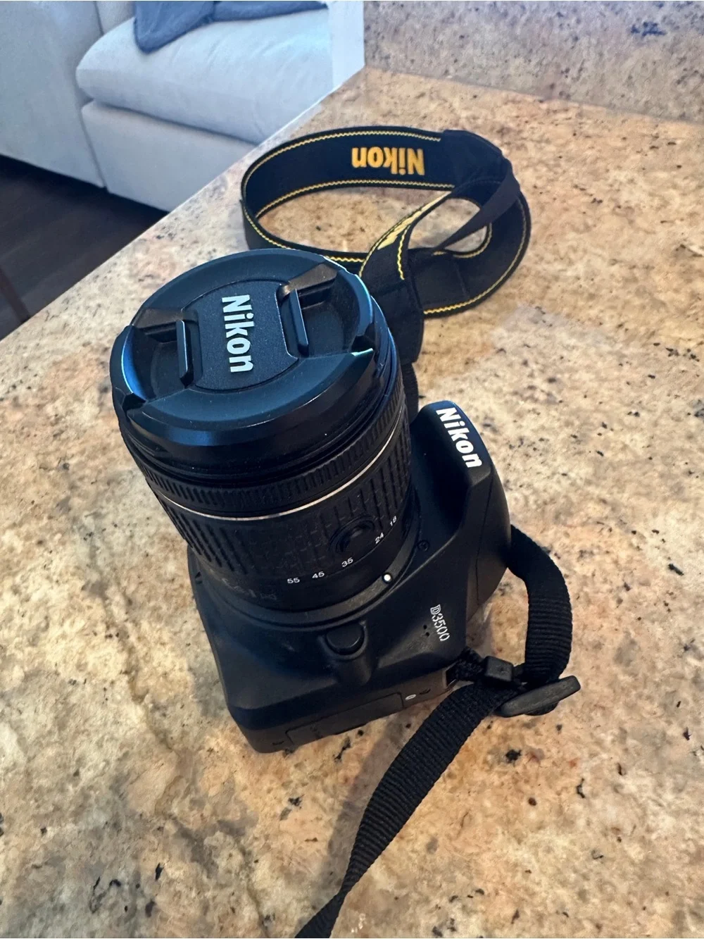 Nikon D3500 24.2 MP Digital SLR Camera Including Charger and Lens